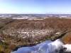 Hawk Rock Autumn Snowfall